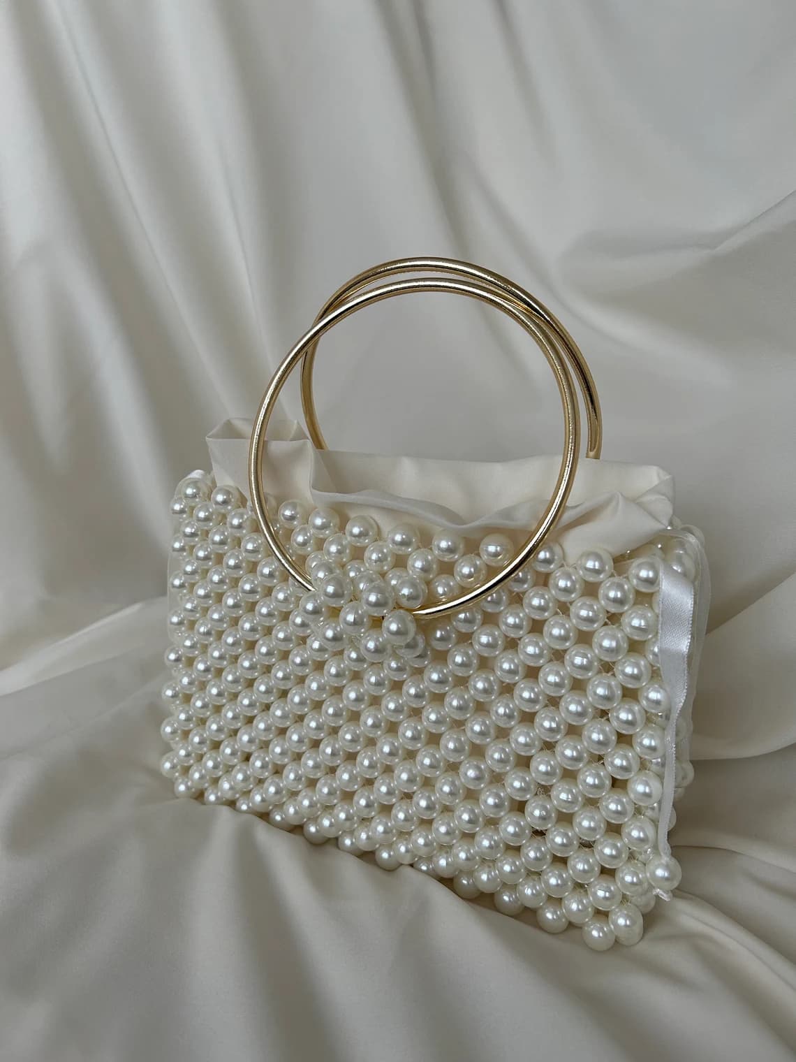 Sac Perles Élégant