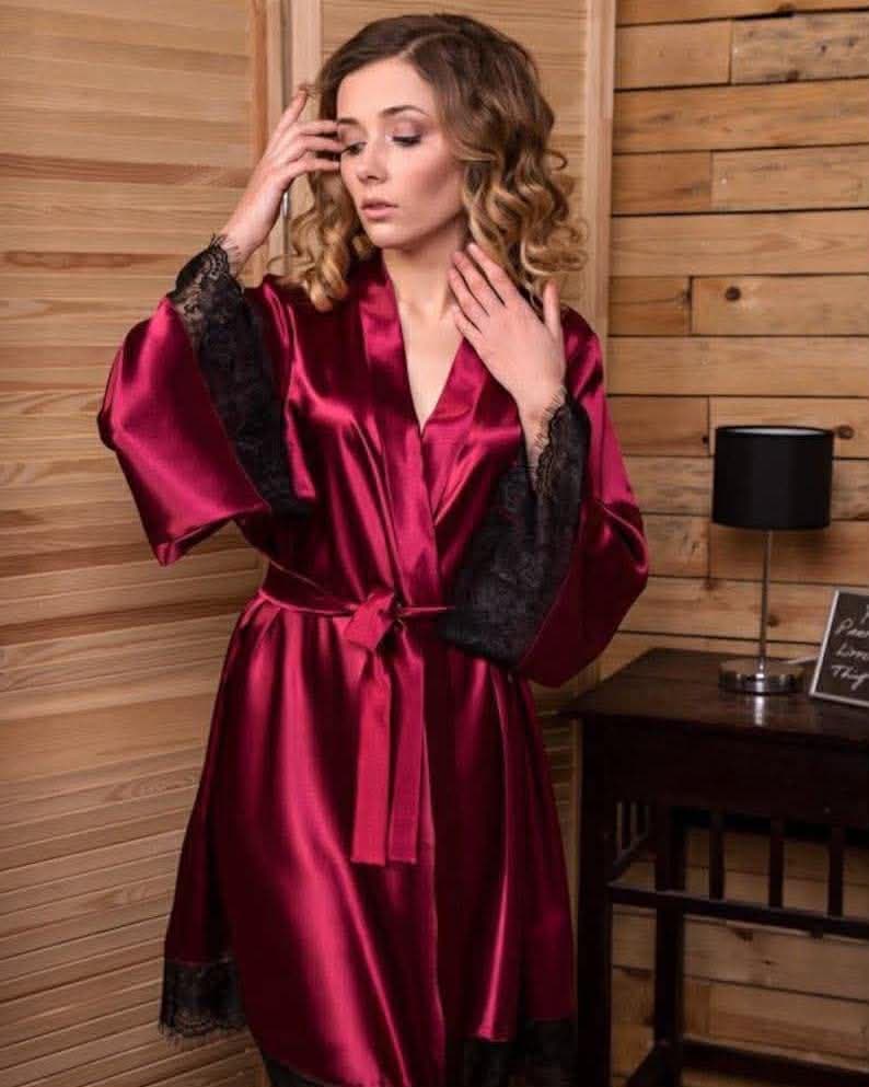 Robe de Chambre Satin Luxe