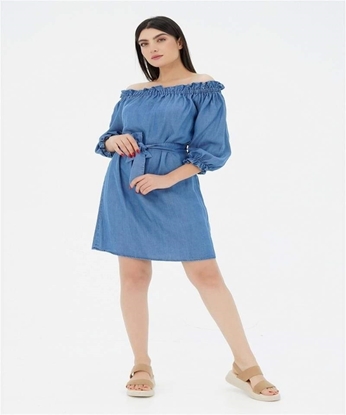Picture of Dress With Ruffle Collar