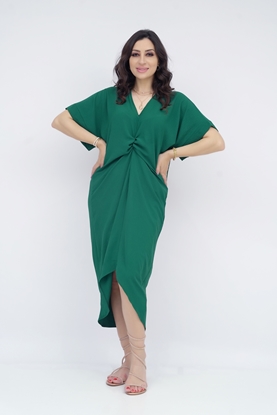 Image de robe avec noeud traditionnel longue vert